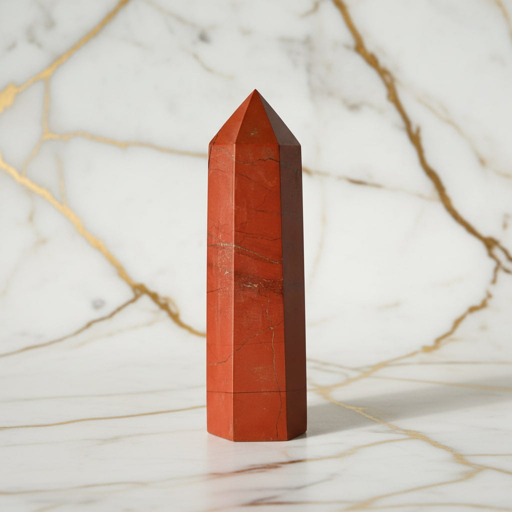 Jaspis Obelisk – Rote Schattierungen JETZT sichern CrystalScents