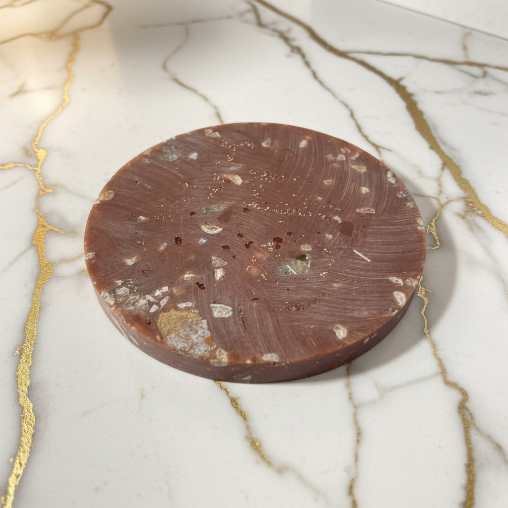 Ammoniten Scheibe - Fossile Kunst CrystalScents