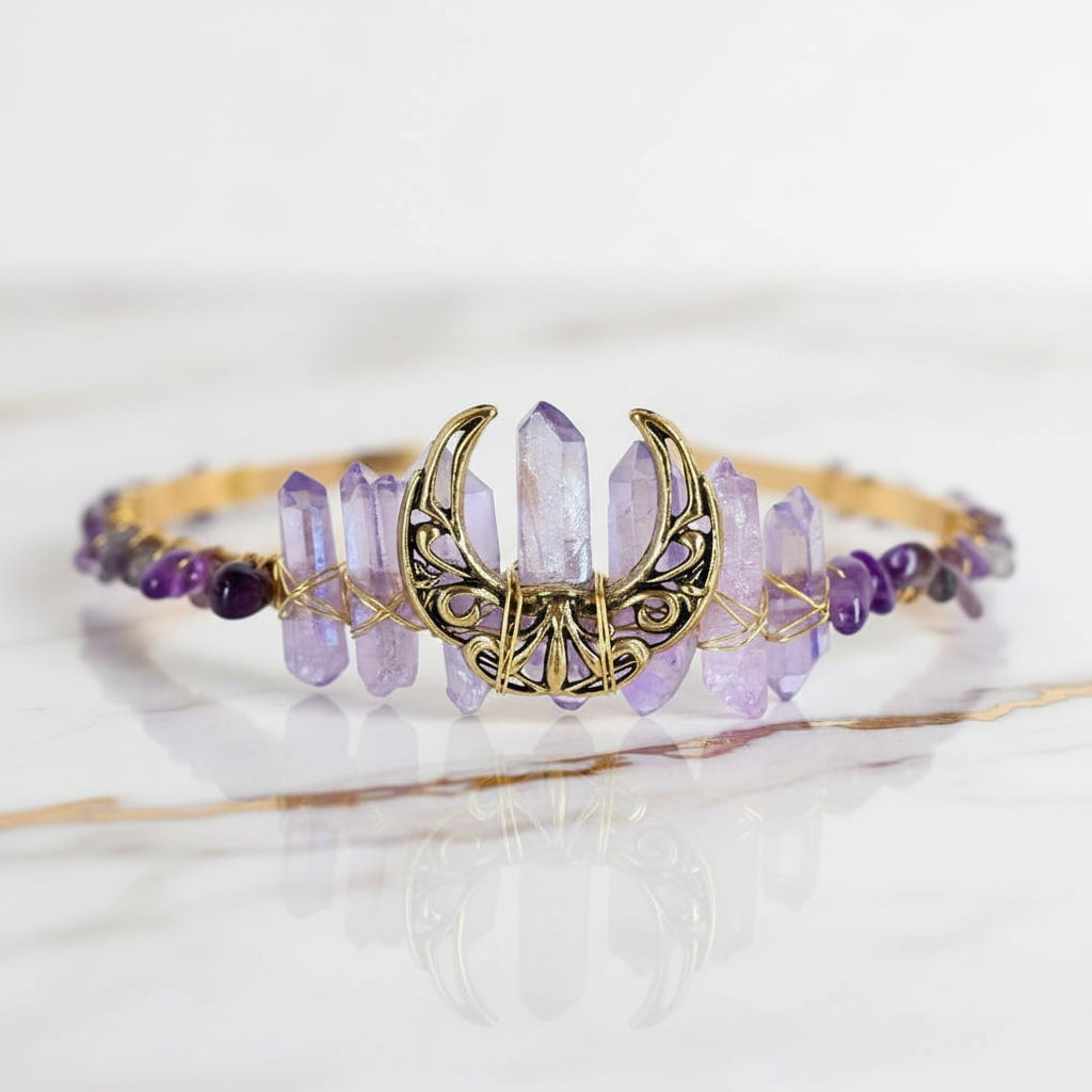 Amethyst Tiara – Eleganz & Stil für besondere Anlässe CrystalScents