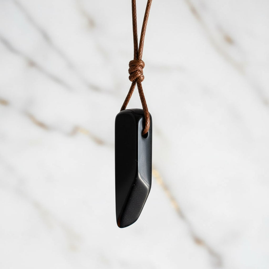 Obsidian Halskette - Alltag & Wohlbefinden CrystalScents