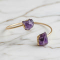 Amethyst Armreif – Rohsteine für besondere Ausstrahlung CrystalScents