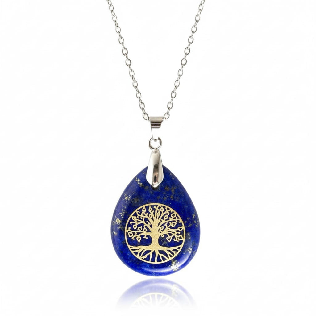 Lapislazuli Halskette „Baum des Lebens“ CrystalScents