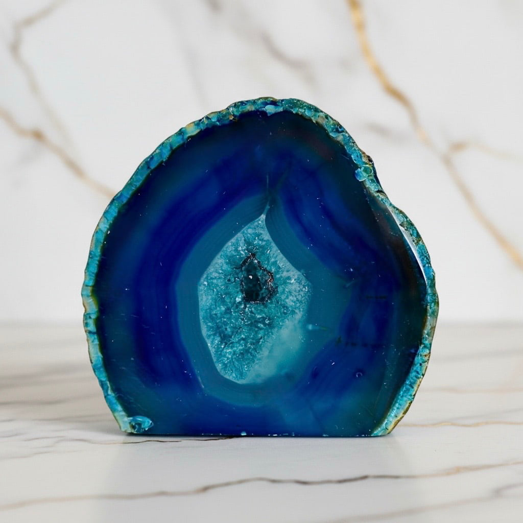 Blauer Achat - für Raum & Meditation