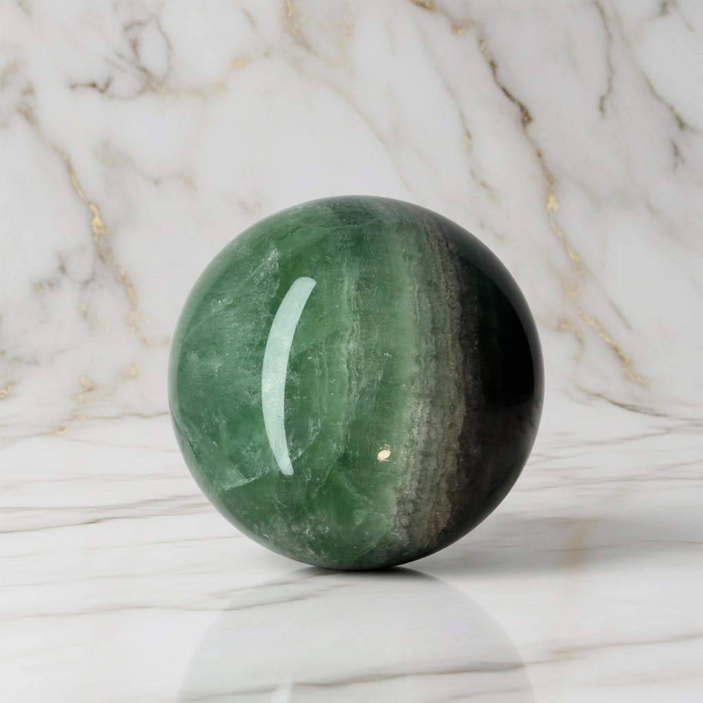 Fluorit Kugel – Balance & Erdung