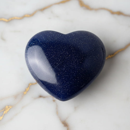 Mini Blaufluss Herz – voller Schimmer & Energie CrystalScents