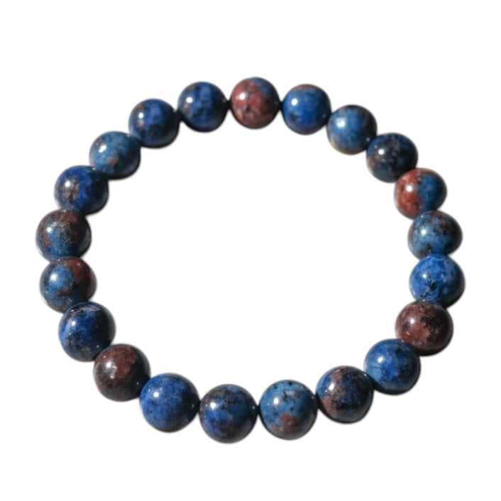 Phönix Lapislazuli Kugelarmband 8 mm – Naturstein Armband CrystalScents
