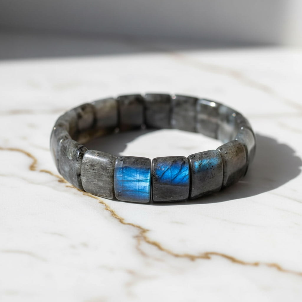 Labradorit Armband - Besondere Outfit-Akzente CrystalScents