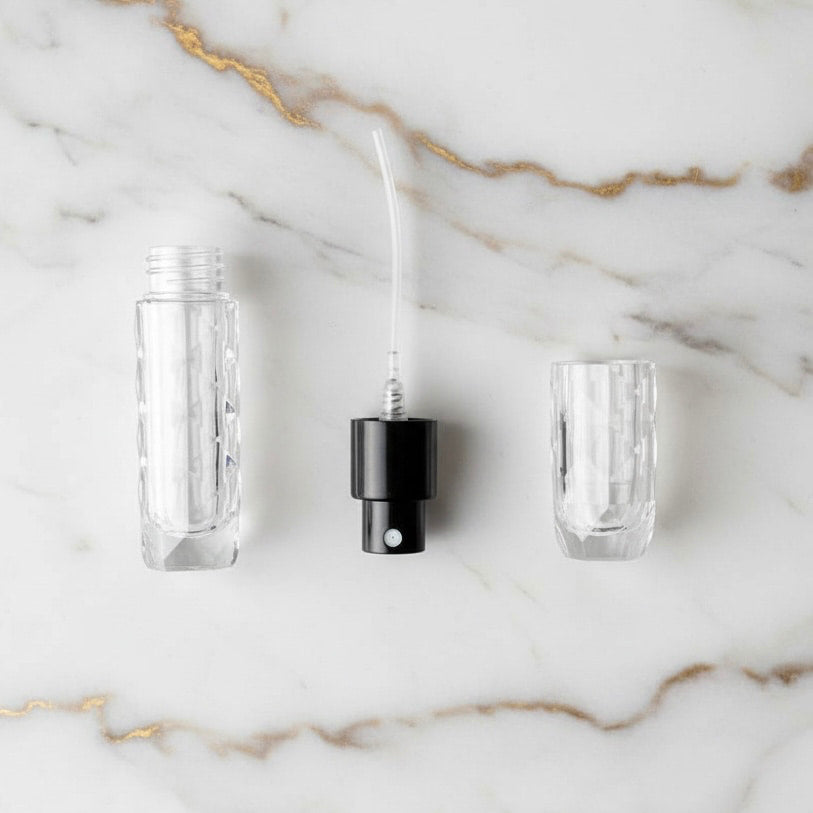 Parfümabfüller Schwarz für unterwegs CrystalScents