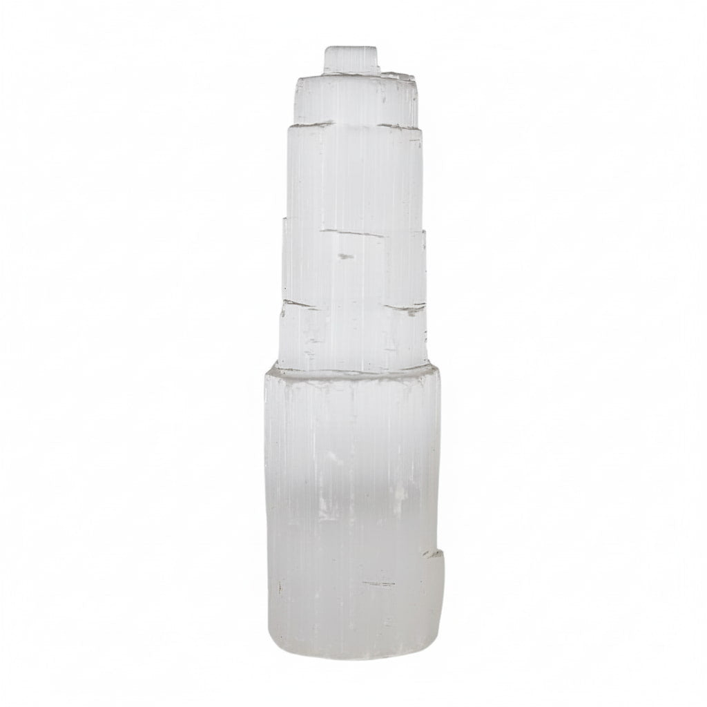 Selenit Turm – Licht & ästhetische Präsenz