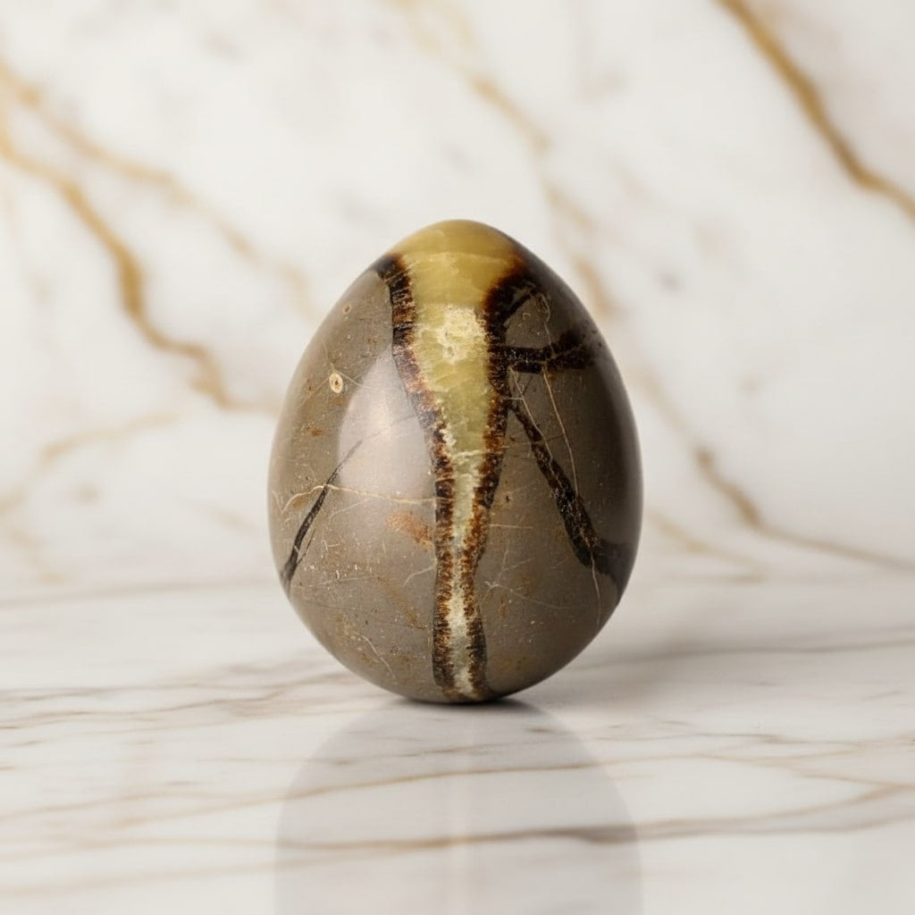 Septarian Ei – Kraftvolles Kristallobjekt CrystalScents