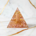 Rosenquarz Orgonit Pyramide - Harmonische Energie