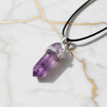 Amethyst Halskette Doppelender – Stilvoll & Harmonisch CrystalScents