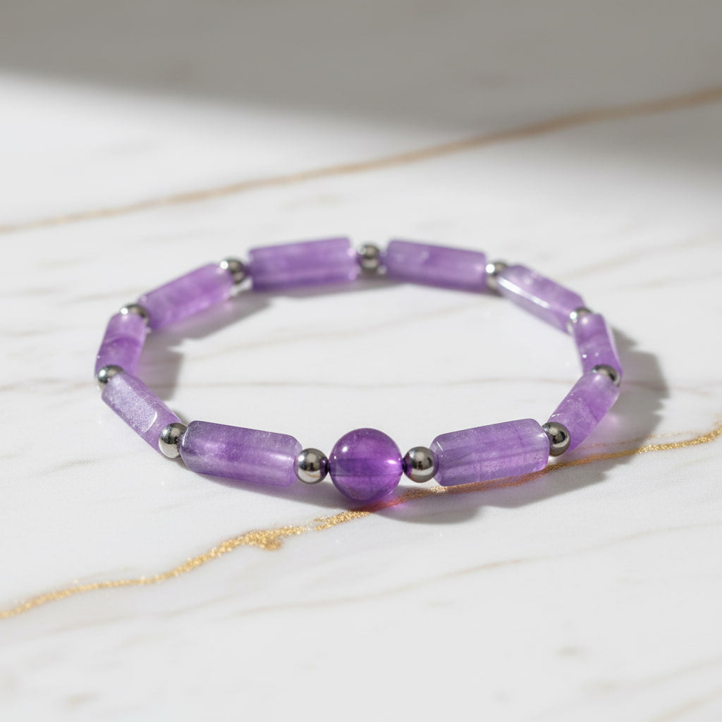 Amethyst Armband – Harmonie & innere Ruhe CrystalScents