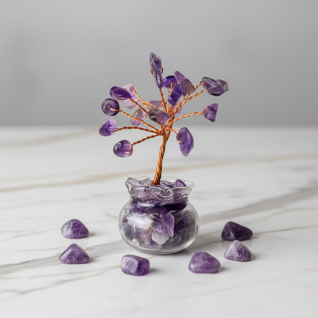 Mini Amethyst Baum – Harmonie & Balance | CrystalScents CrystalScents