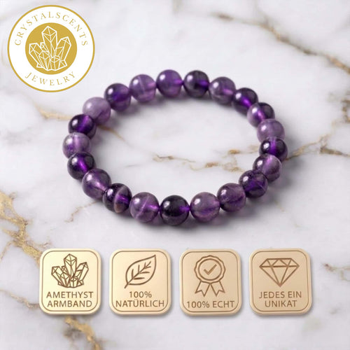 Amethyst Kugelarmband – Stilvolles Schmuckstück voller Energie