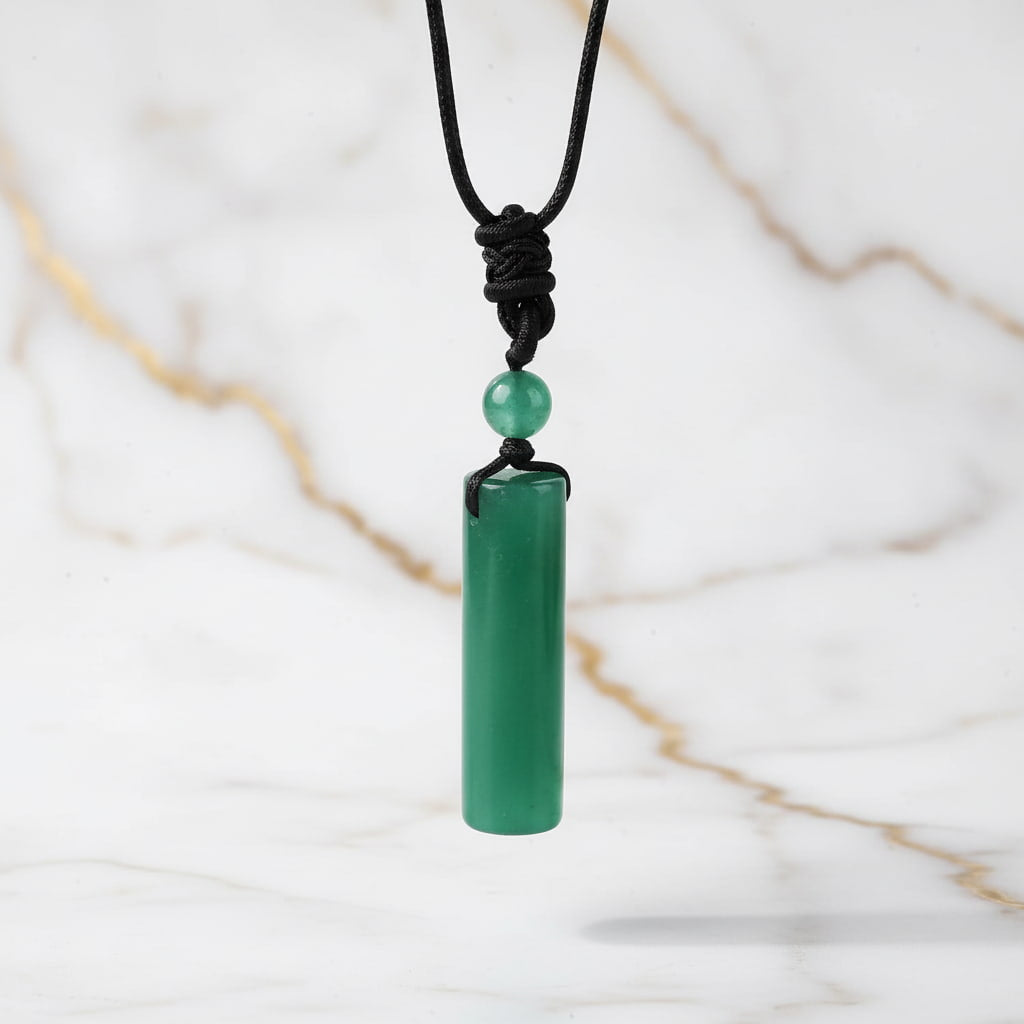 Aventurin Halskette - Stab Anhänger CrystalScents