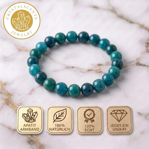 Apatit Kugelarmband – Positive Energie & Harmonie