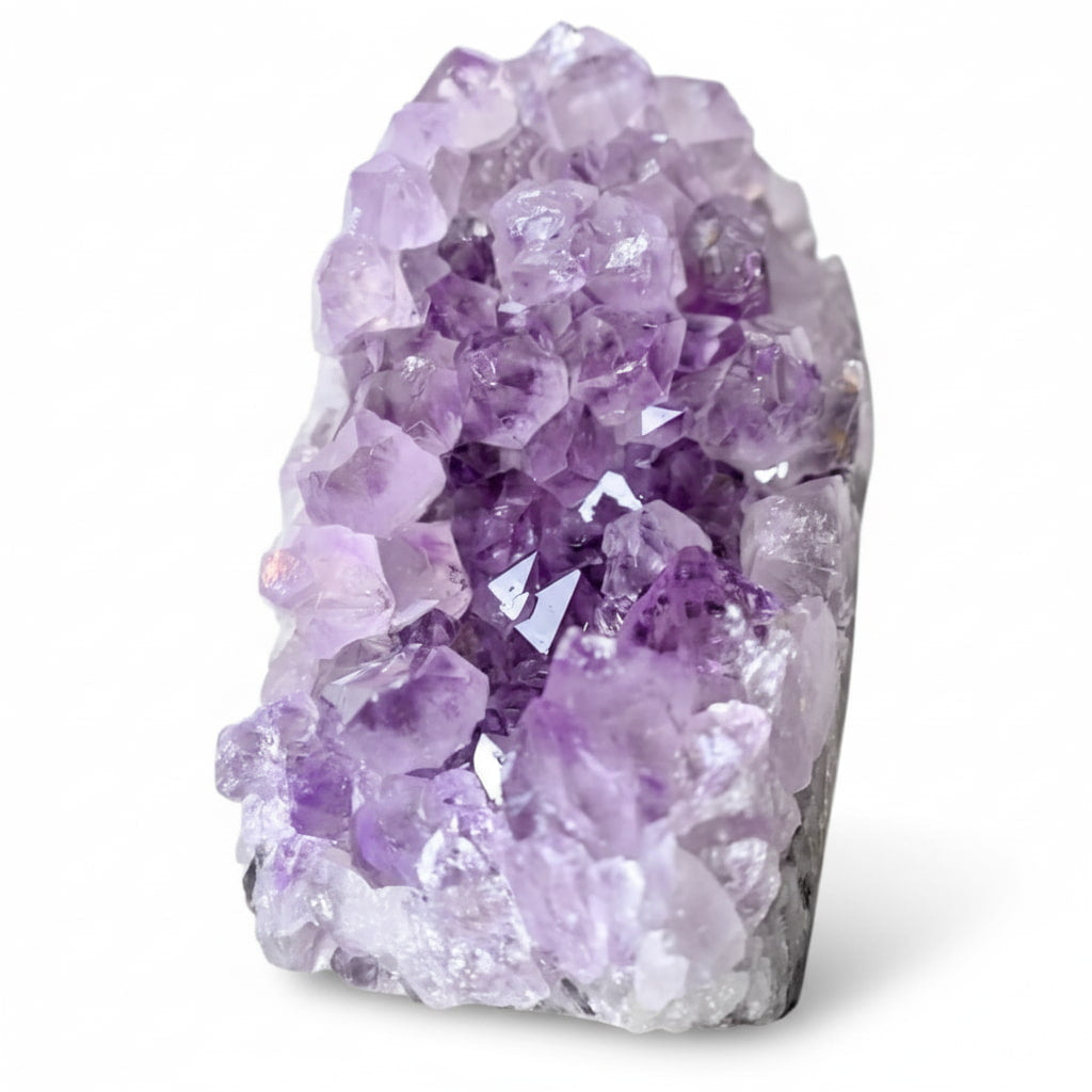 Amethystdruse mit Glitzerkristallen – Edler Blickfang CrystalScents