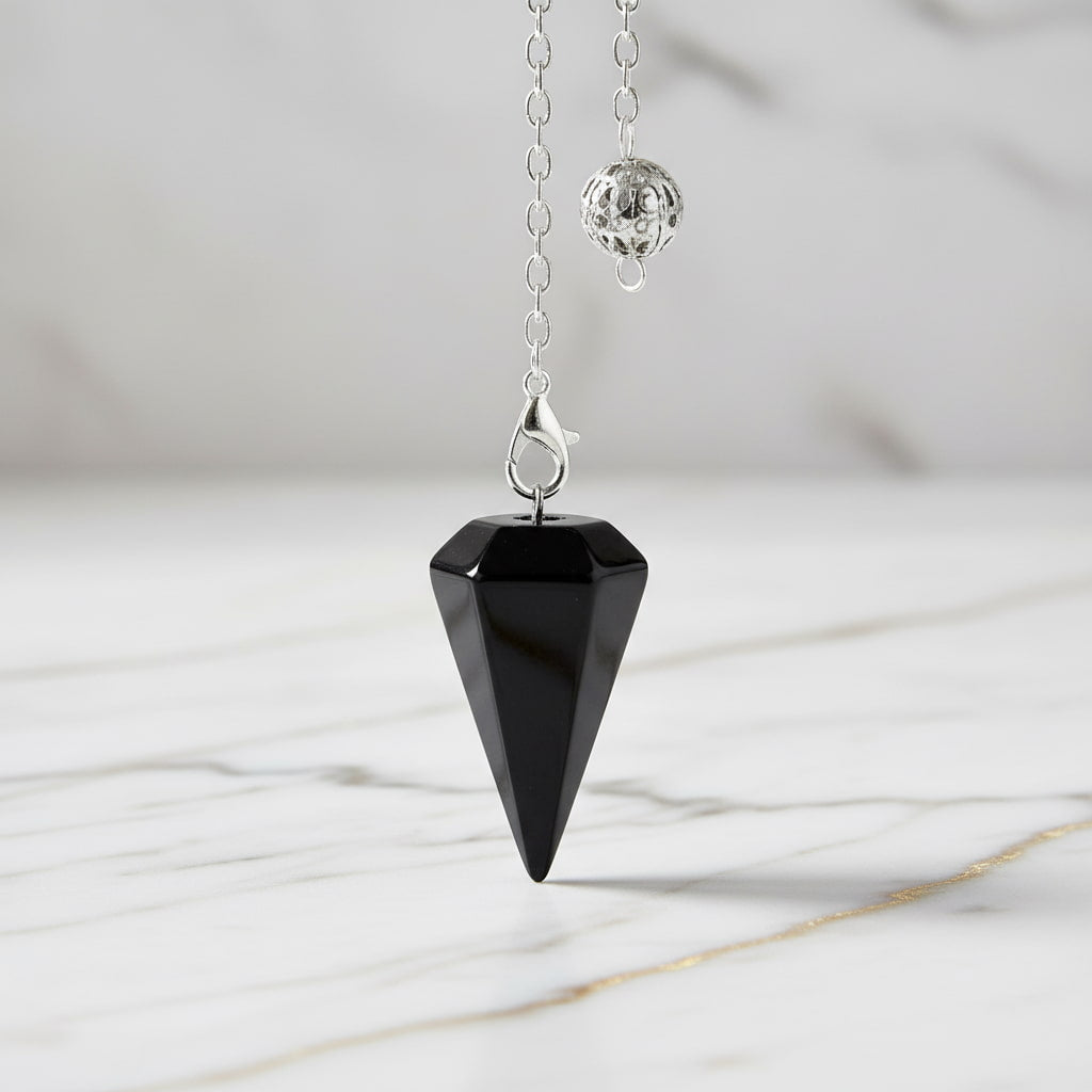 Obsidian Pendel –  Fokus & Stabilität