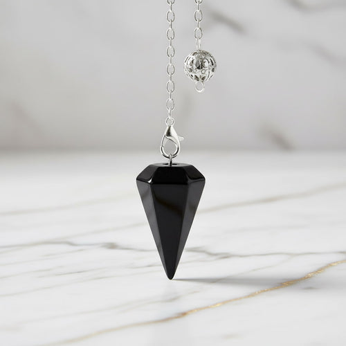 Obsidian Pendel – Fokus & Stabilität CrystalScents