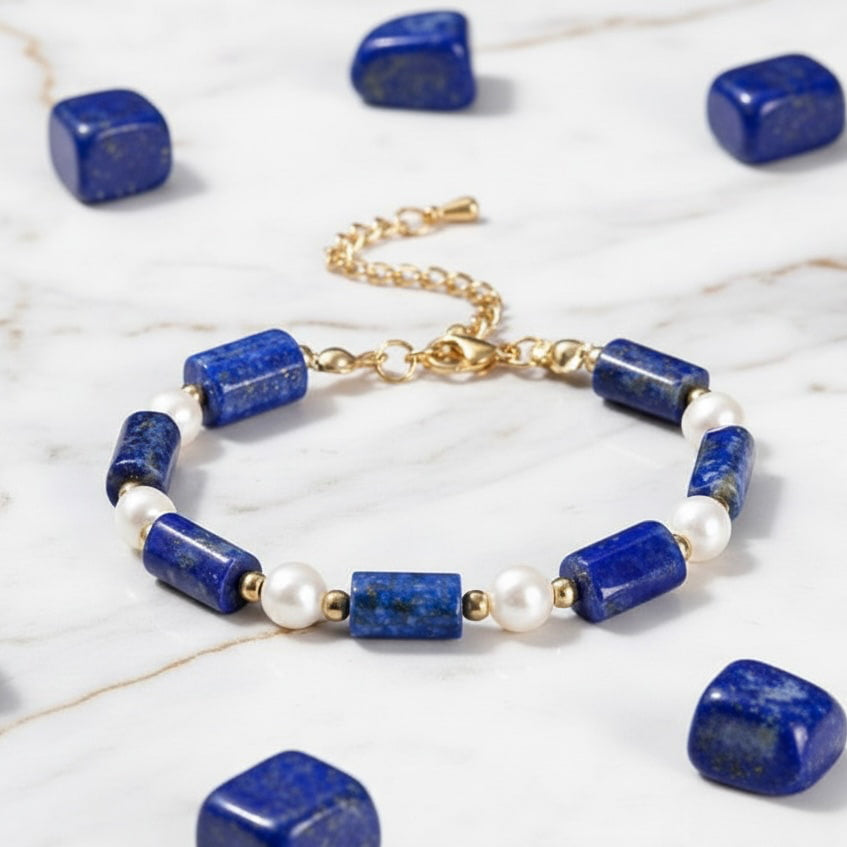 Lapislazuli Armband – Eleganz & Naturstein CrystalScents
