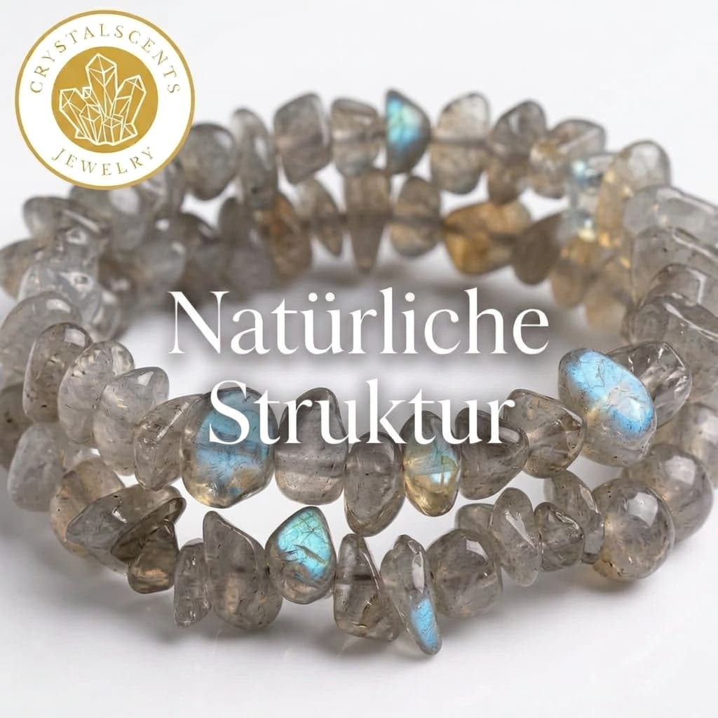Labradorit Splitterarmband – Intuition & innere Stärke