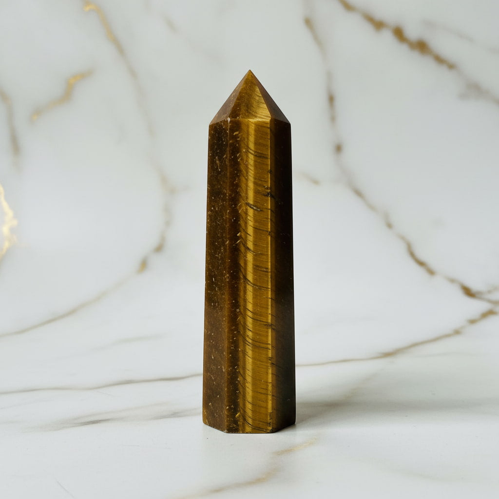Tigerauge Obelisk – für Fokus und Energie CrystalScents