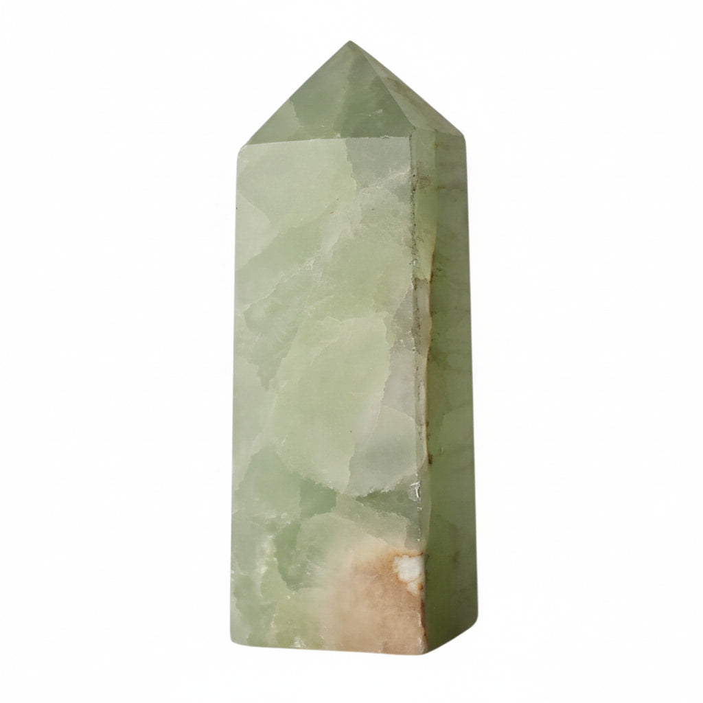 Calcit Obelisk – Hellgrüner Kristall JETZT sichern CrystalScents