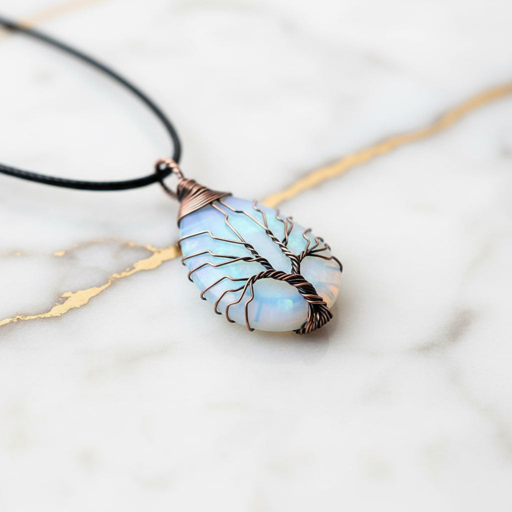 Opalit Halskette - Magischer Schimmer