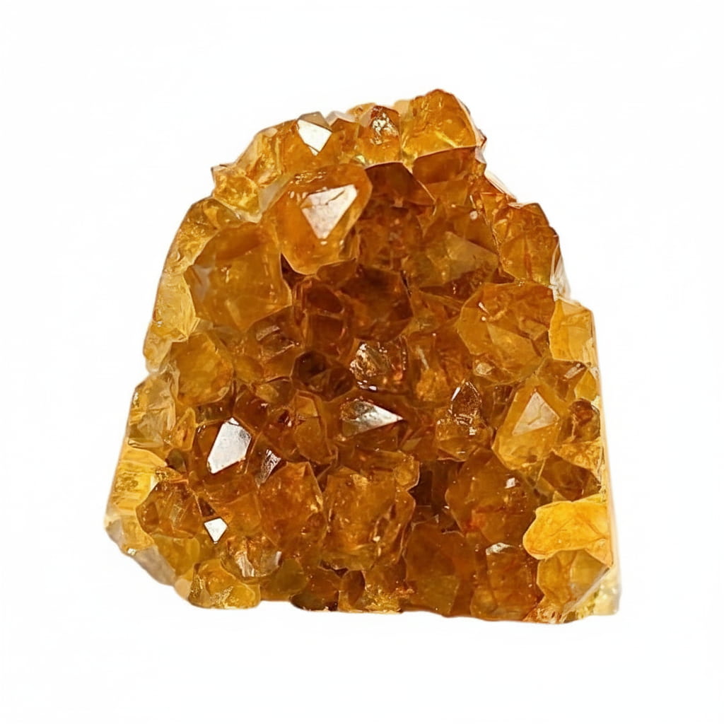 Amethystdruse Gelb – Funkelnder Blickfang für stilvolles Zuhause CrystalScents
