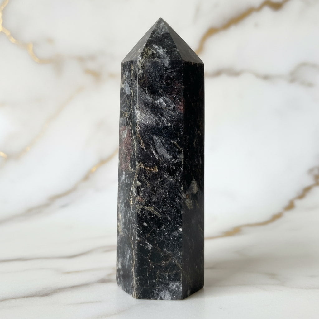 Granat Obelisk – Tiefrote Eleganz JETZT sichern CrystalScents