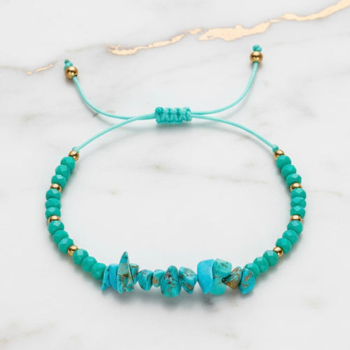 Türkis Schutzarmband – Natürliche Kraftquelle