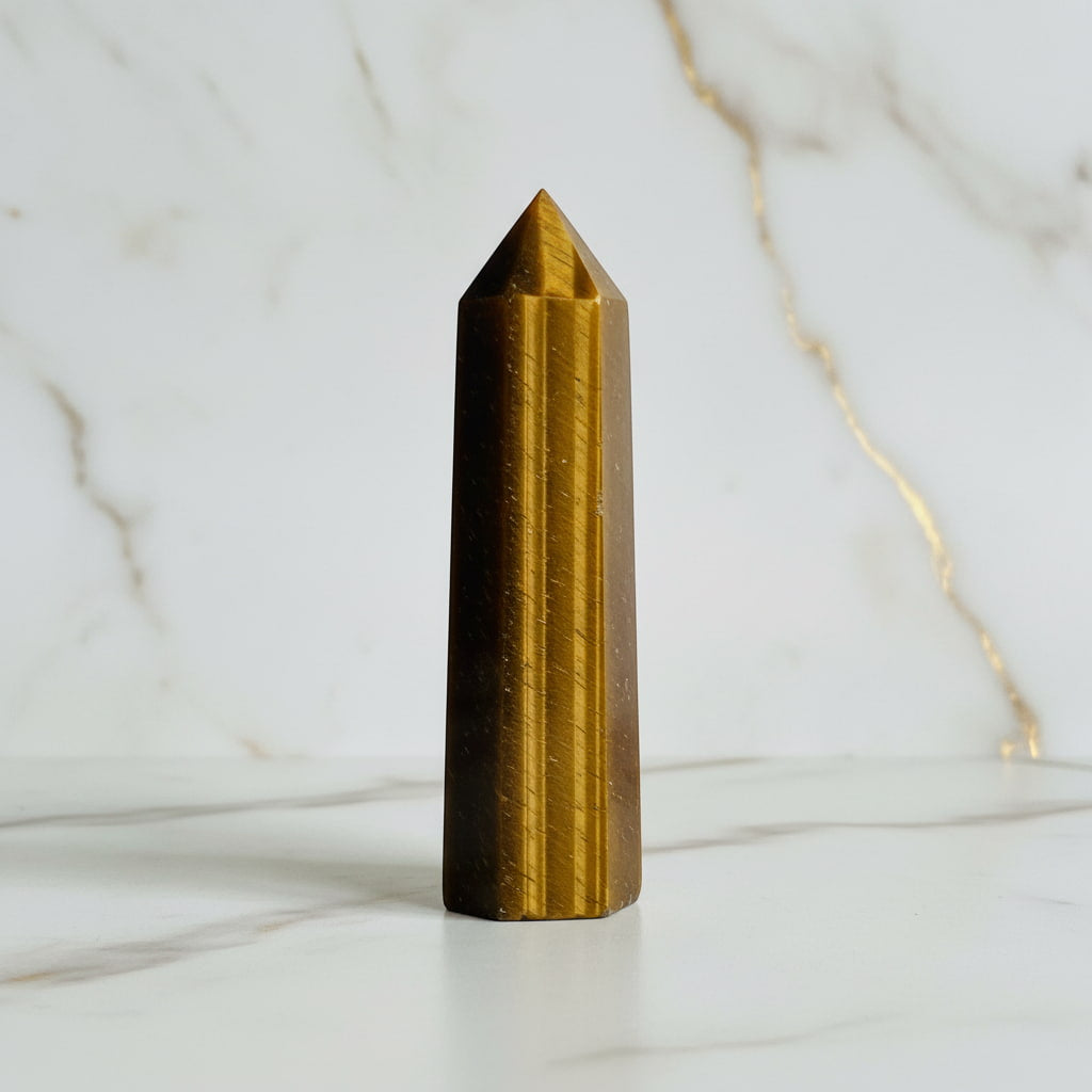Tigerauge Obelisk  – für Fokus und Energie