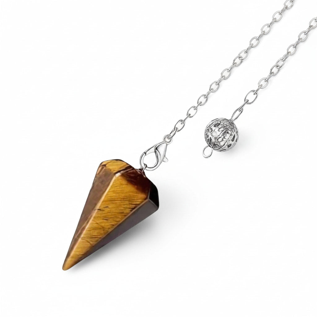 Tigerauge Pendel – Mut & Stabilität CrystalScents