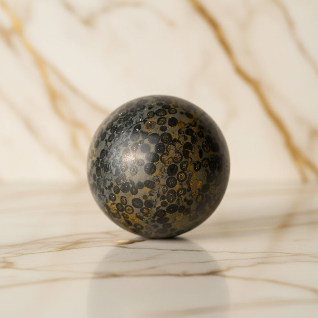 Leoparden Jaspis Kugel – Balance & Energie CrystalScents