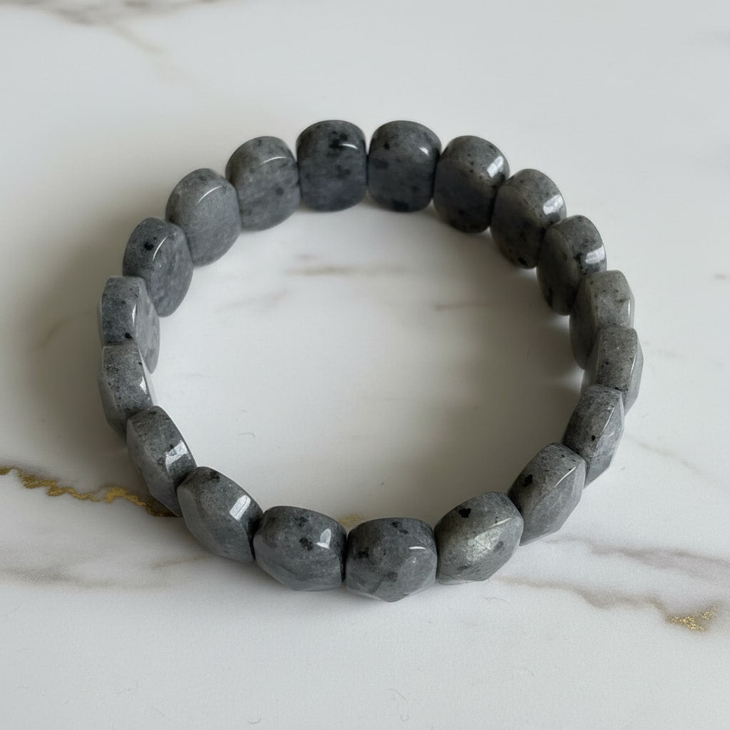 Larvikit Facettenarmband – Fokus & Transformation CrystalScents