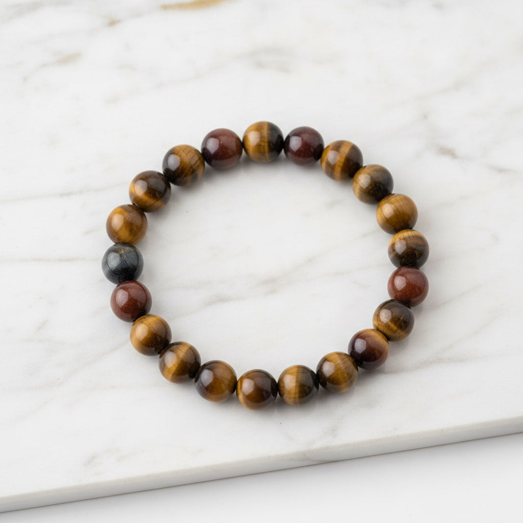 Tigerauge Kugelarmband - Traumschimmer CrystalScents