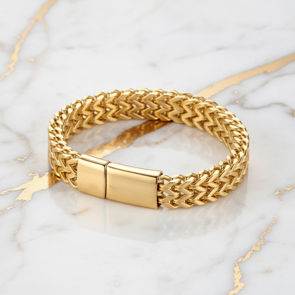 Armband - Magnetverschluss in Gold CrystalScents