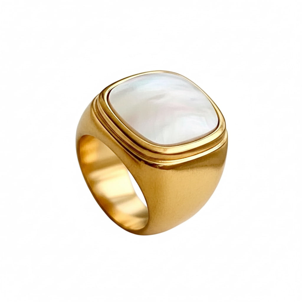 Ring mit Muschel-Detail – stilvolles Highlight für besondere Momente CrystalScents