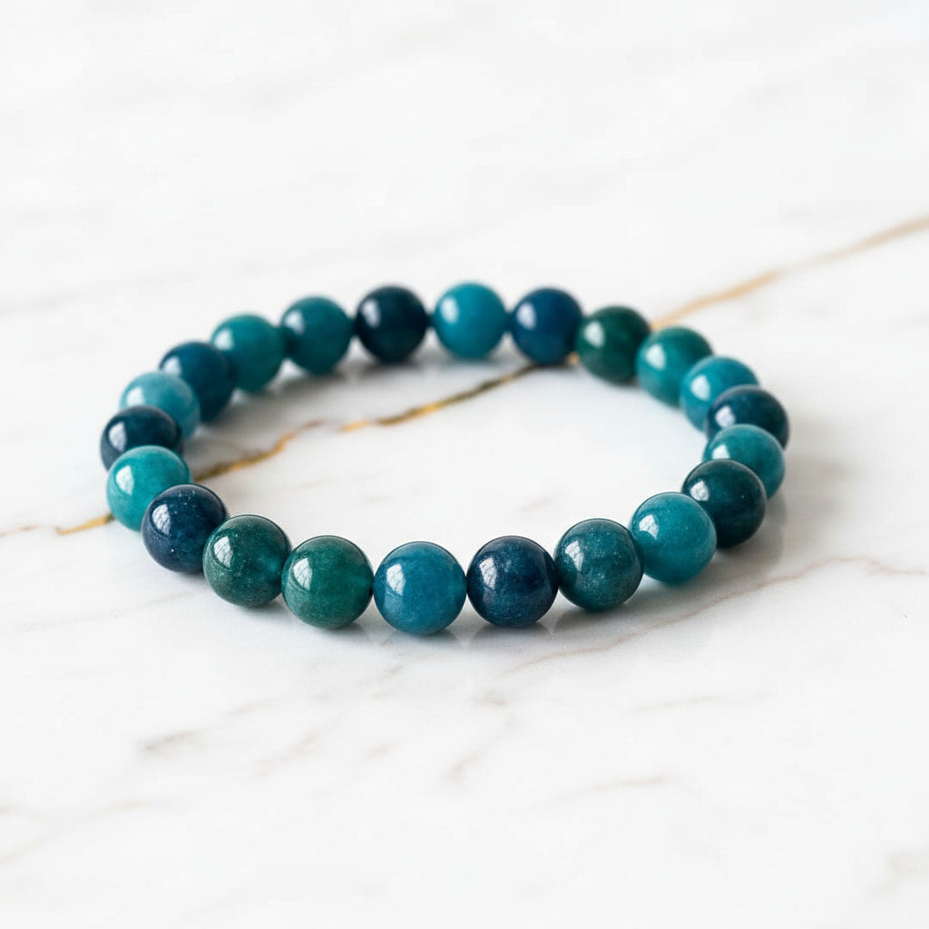 Apatit Kugelarmband - positive Energie