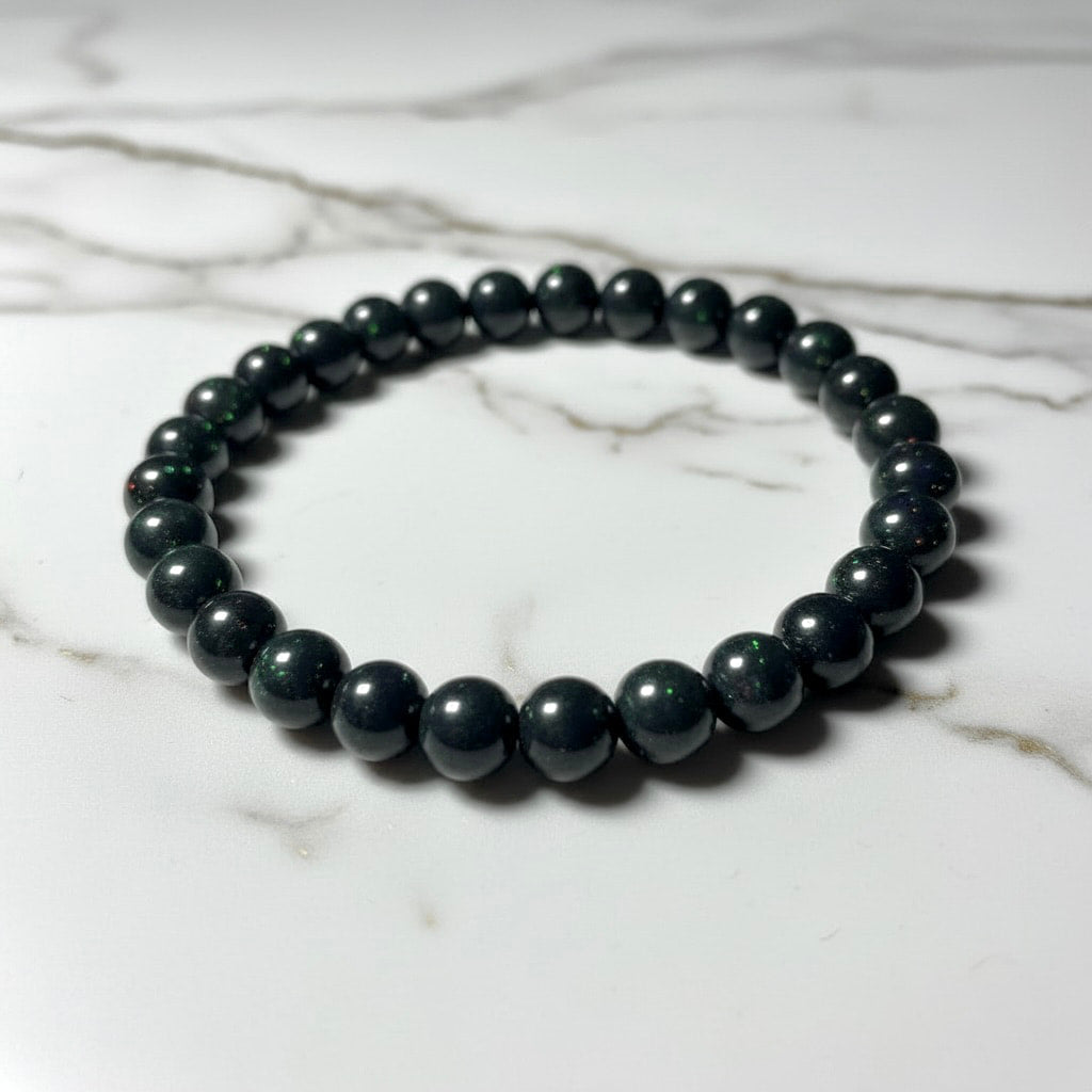 Schwarzes Opal Kugelarmband – Energie & Seltenheit CrystalScents