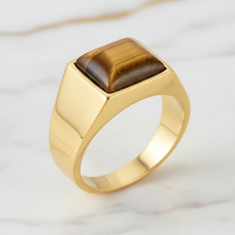 Tigerauge Ring – Stabilität & Selbstvertrauen CrystalScents