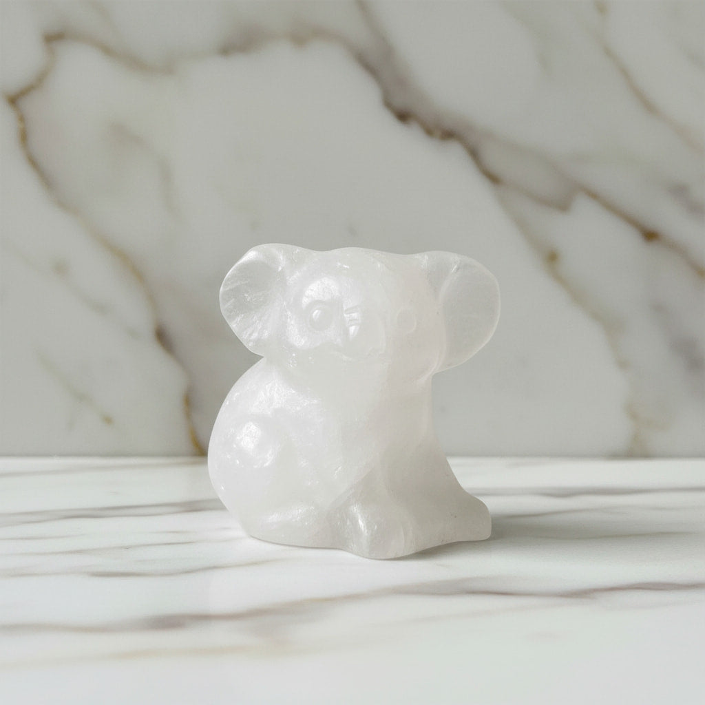 Bergkristall Koala – Niedliches Kristallobjekt