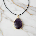 Amethyst Halskette – Tropfenanhänger für Ruhe & Fokus CrystalScents