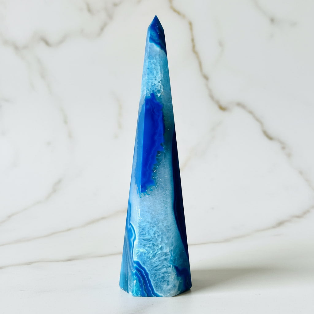Achat Obelisk – für Meditation & Raumenergie