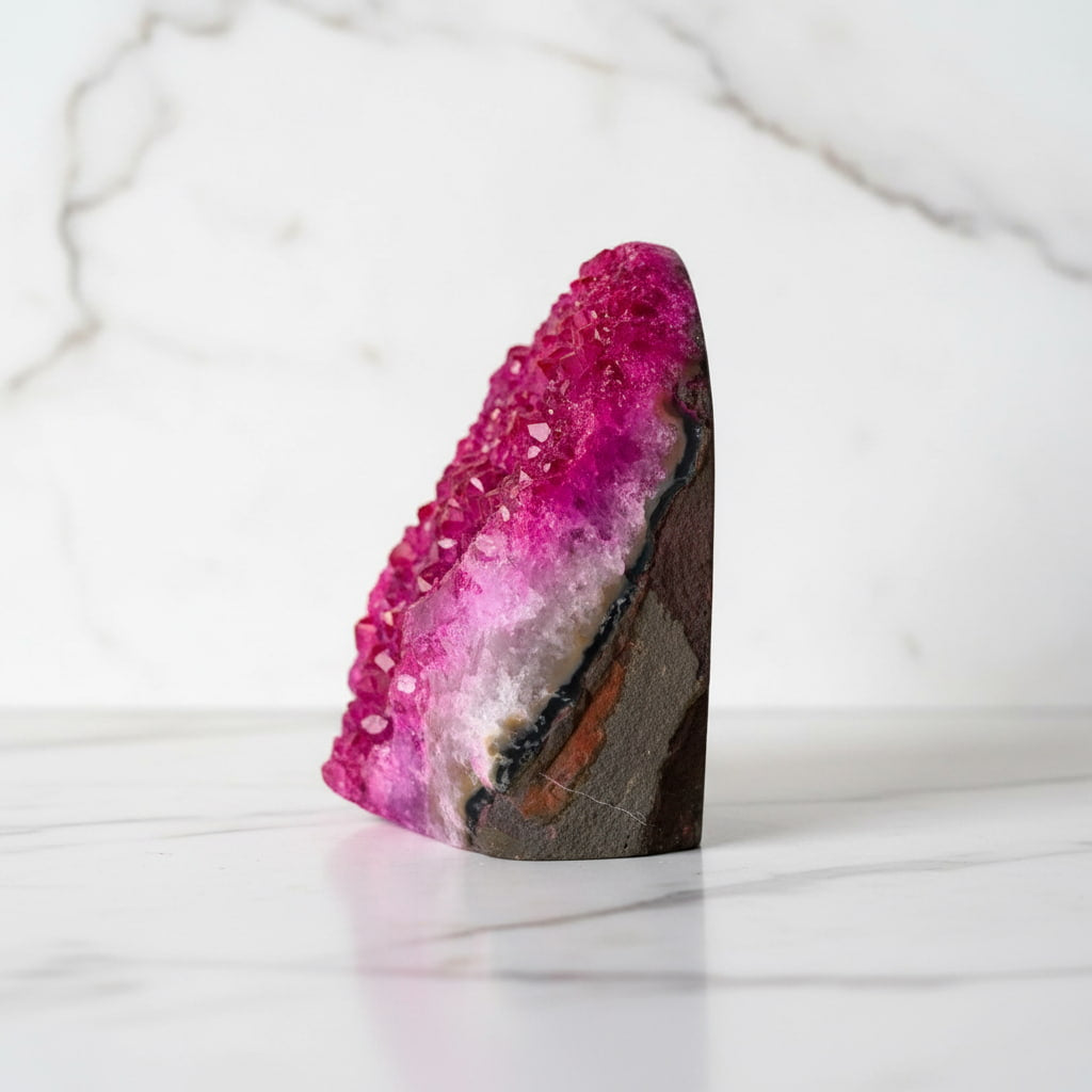 Amethystdruse – Pinker Dekorationsakzent CrystalScents