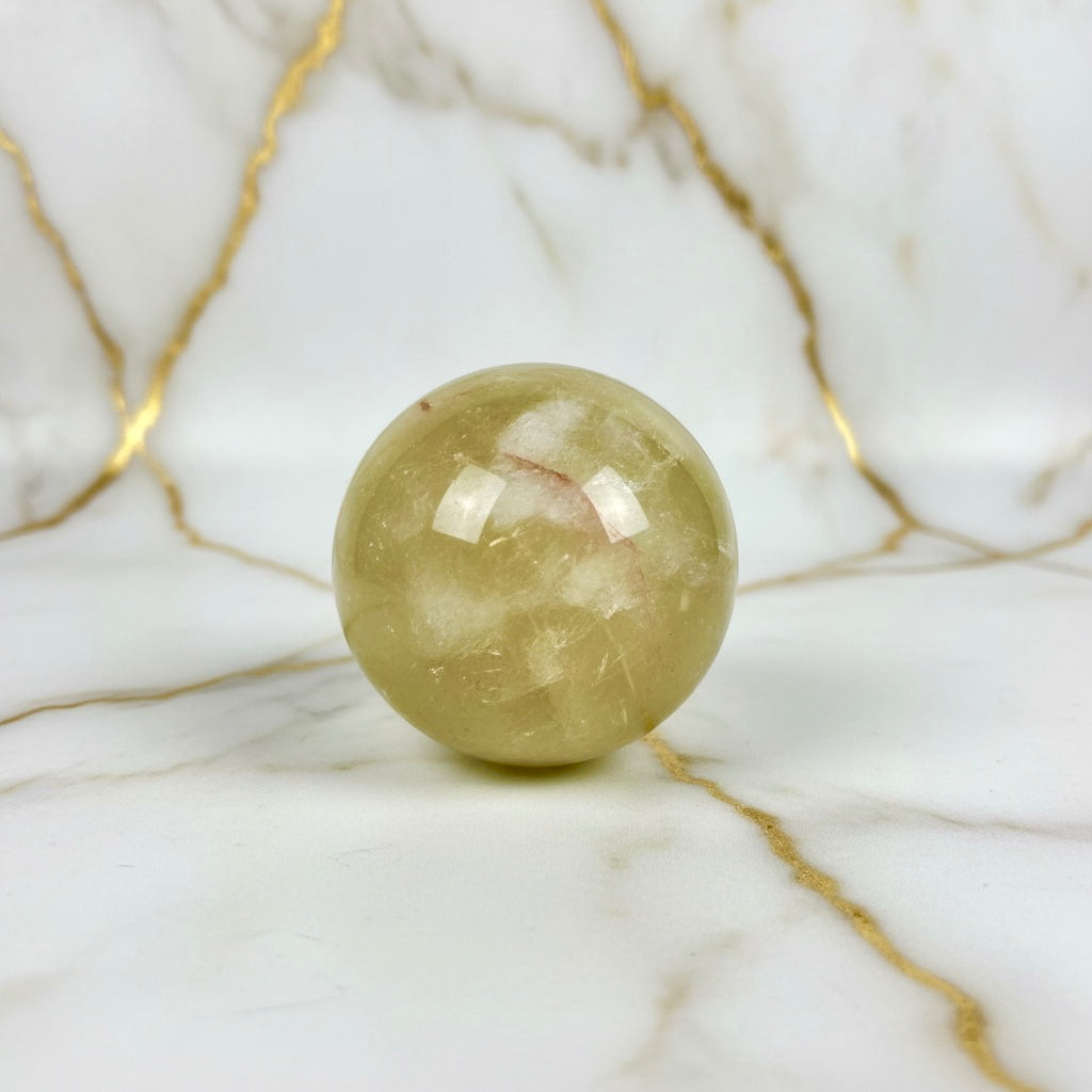 Citrin Kugel - Wärme & Energie CrystalScents