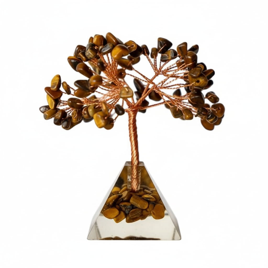 Tigerauge Baum - Kristallpyramide JETZT sichern CrystalScents