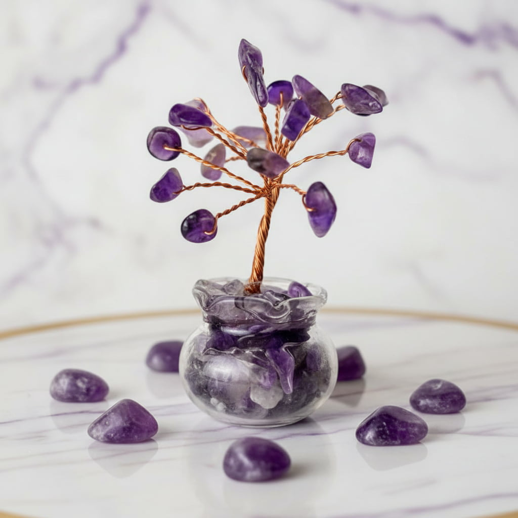 Mini Amethyst Baum – Harmonie & Balance | CrystalScents CrystalScents