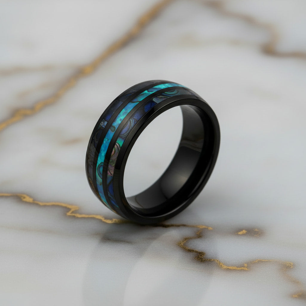 Ring Dunkelblau-Schwarz – Stilvolles Highlight für elegante Looks CrystalScents